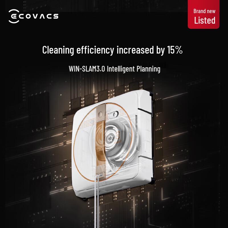 ECOVACS Автоматический робот-очиститель окон W1S Pro, штекер CN (адаптер в комплекте)