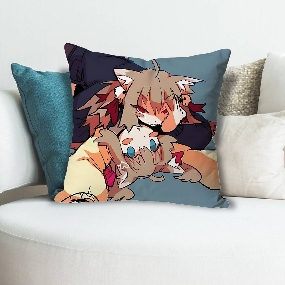 Чехлы для подушек Neuro SSama EEvil Vtuber для спальни, гостиной, дивана, домашнего декора, полиэстеровая наволочка на молнии