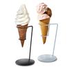 Iron Ice Cream Cone Stand Cupcake Holder Decorative Display Rack for Desserts Fries Parties Cold Drink Shop