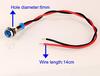 10 installed 6mmled metal indicator light 12V24V waterproof car marine panel light color