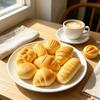 Slow Rebound Simulated Bread Toy Soft Sensory Fidget Toy Cute Fake Bread Toy  Photography Props