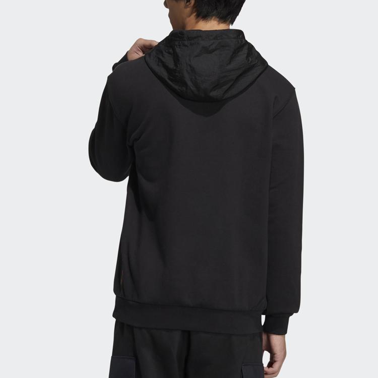 adidas Толстовка Originals Trefoil CNY с принтом логотипа, мужская толстовка, черная HD0319