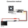 Одинарный DC12V 0.8A ШИМ 2-3-контактный вентилятор с контролем температуры и скорости, контроллер скорости, вентилятор для охлаждения корпуса компьютера, снижения шума или кулеры для ЦП ПК