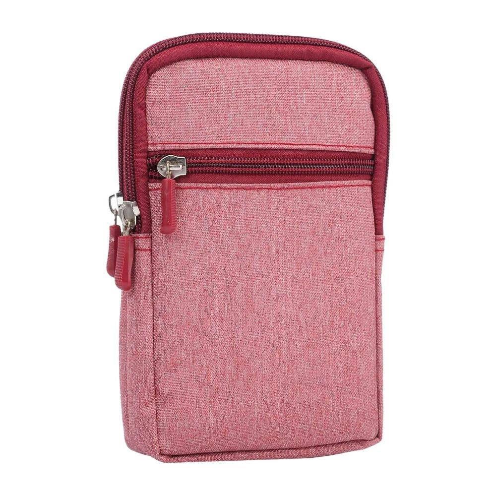 Three Layers Cell Phone Case with Pen Holder Mobile Phone Waist Packs  Mobile Phone Bag