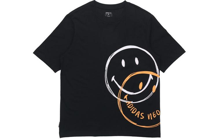 Adidas Neo Drop Shoulder Sleeve T-Shirt Men's Black H61985