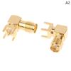 Innovative 2Pcs Rf Copper Connector Plug Socket Sma Female Jack Male Plug Adapter Solder Edge Pcb Straight Right Angle Mount