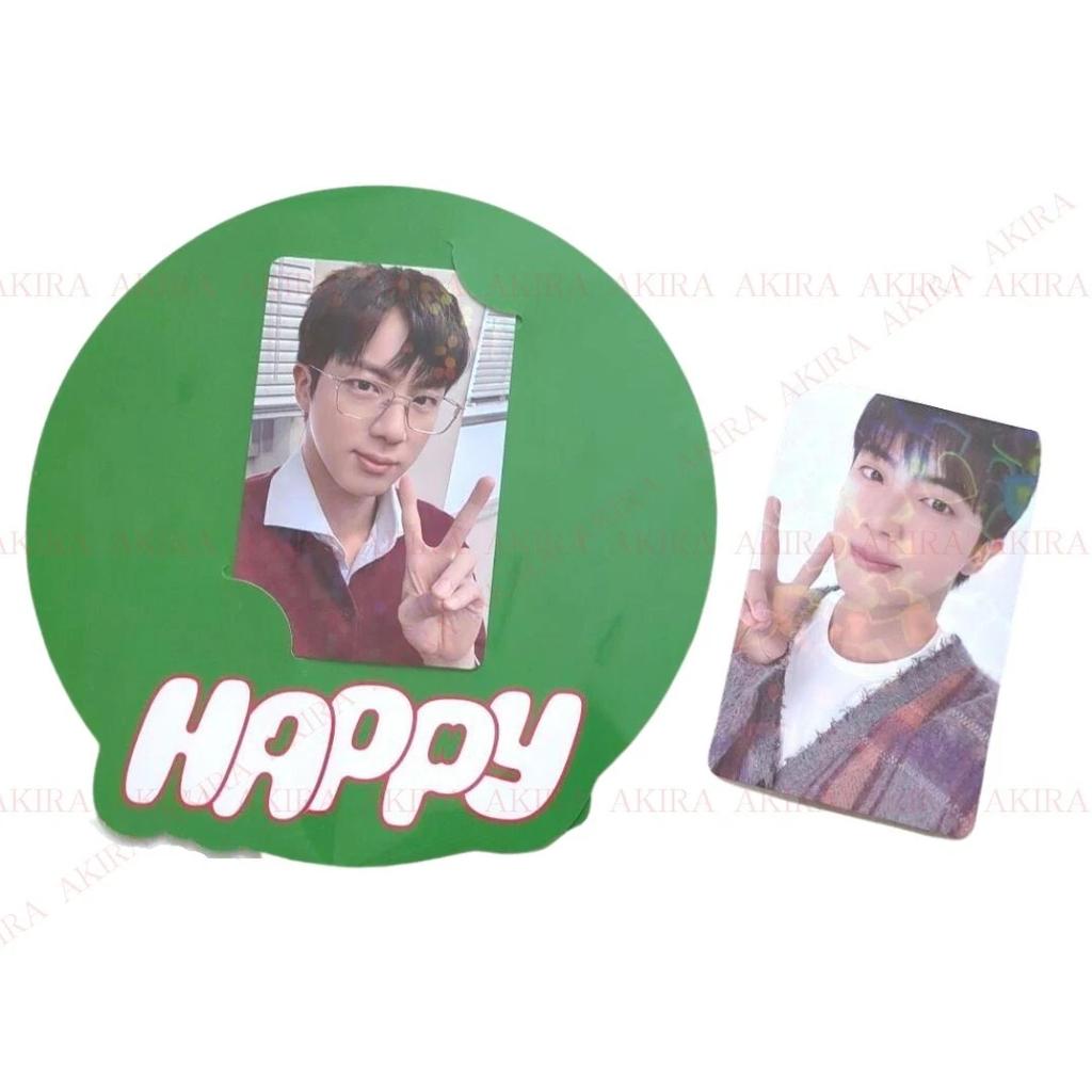 JIN СОЛЬНЫЙ АЛЬБОМ HAPPY JAPAN POB Фотокарточка ОТКРЫТКА JPFC ARMY UMS BTS
