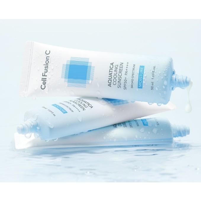 CELL FUSION C Aquatica Охлаждающий солнцезащитный крем 50 мл SPF50+ / PA++++