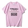 Nine Inch Nails Tron Ares T-shirt Rock Band Album Printing Tshirts Cotton Loose Casual Fashion Tee-shirt Graphic Print Tees