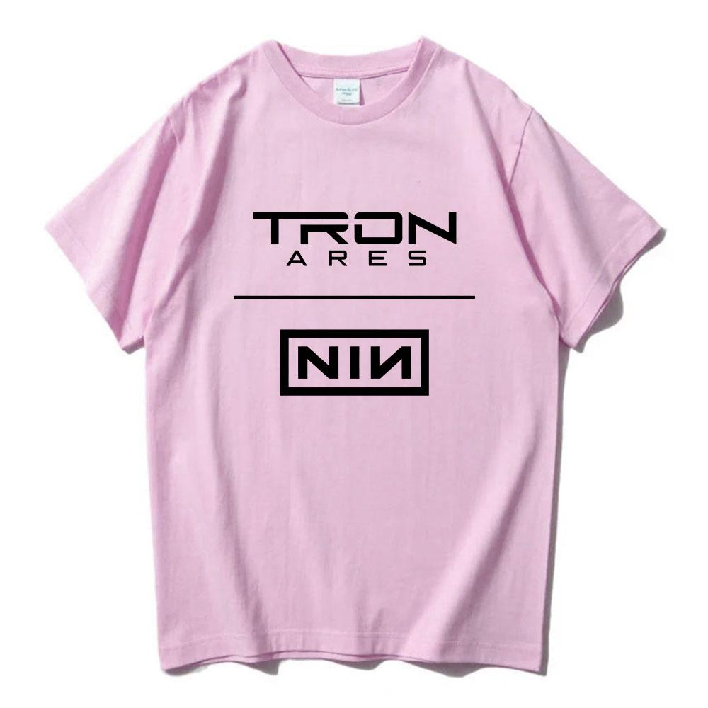 Nine Inch Nails Tron Ares T-shirt Rock Band Album Printing Tshirts Cotton Loose Casual Fashion Tee-shirt Graphic Print Tees