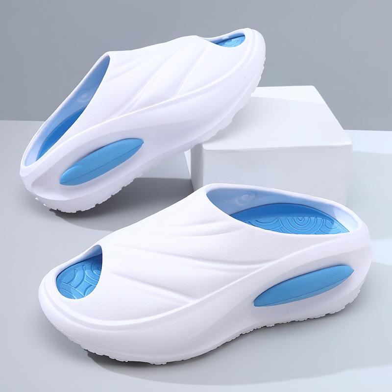 New Slippers Men's Summer Fashion Simple Outer Wear Thick Bottom Non-slip Outdoor Sports Leisure Beach Men's One-word Drag