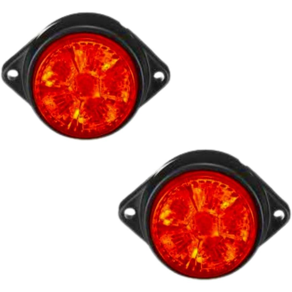 APSMOTIV 6 штук Светодиодные габаритные огни для прицепа 24 В Водонепроницаемые Красные габаритные огни для полуприцепов freightliner cargo Габаритные огни Универсальная посадка