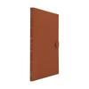 Indie Gatti Clear File 20 Sheets, Brown, 1 Piece