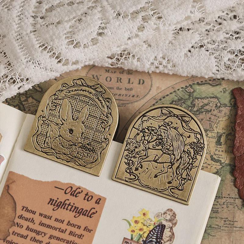 Металлические зажимы Yuezhen Star & Forest Night Retro для канцелярских принадлежностей и справочников