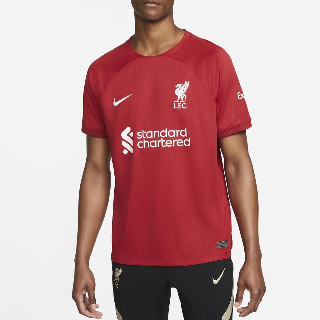 Nike Liverpool Soccer Jersey Fan Edition Men's Dark Red (Unisex) Soccer Jerseys DM1843 609