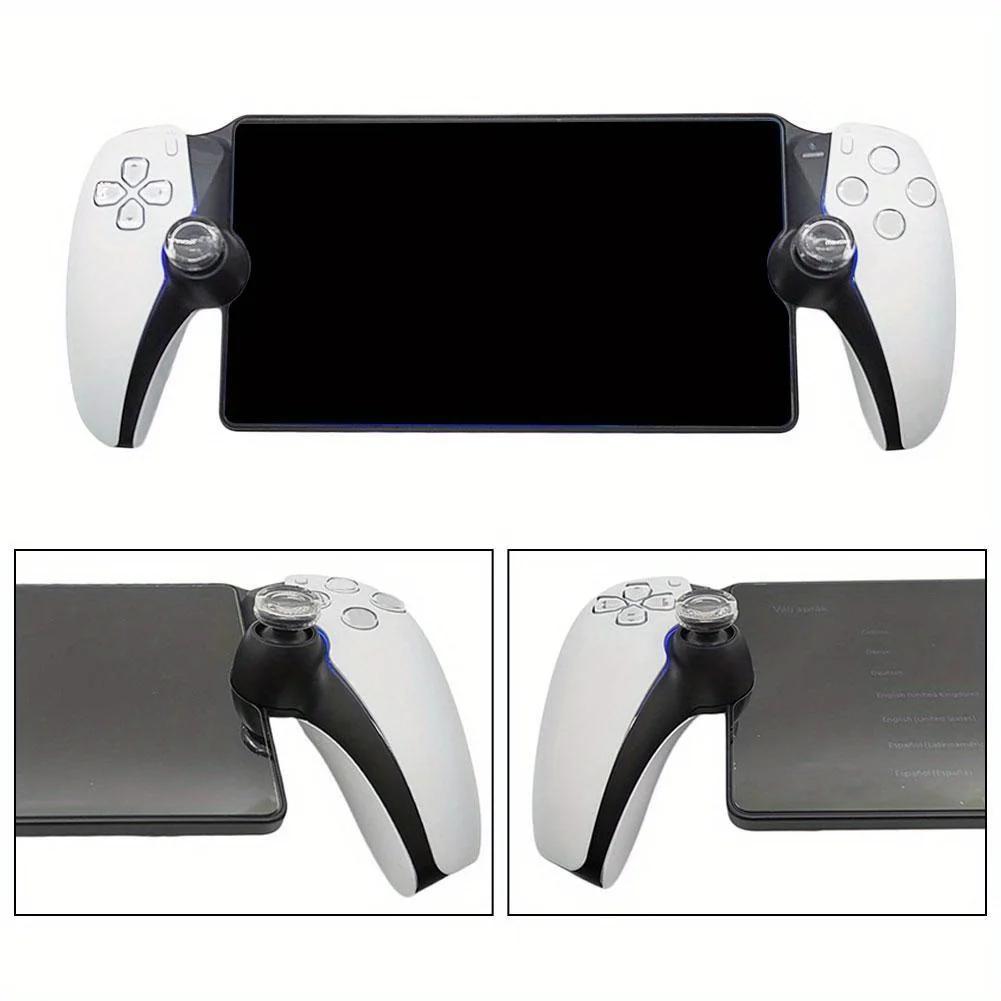 1/2pair Rocker Cap For PlayStation Portal Liquid Silicone Transparent Game Controller Cover Stick Thumb Grip Rocker Caps For PS5