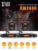 XTUGA RW2080 UHF Двухканальная беспроводная система внутриканального мониторинга с рэковым передатчиком 2U для сцены и записи