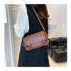 IELGY Ladies Diagonal Bag Retro Small Square Bag Solid Color