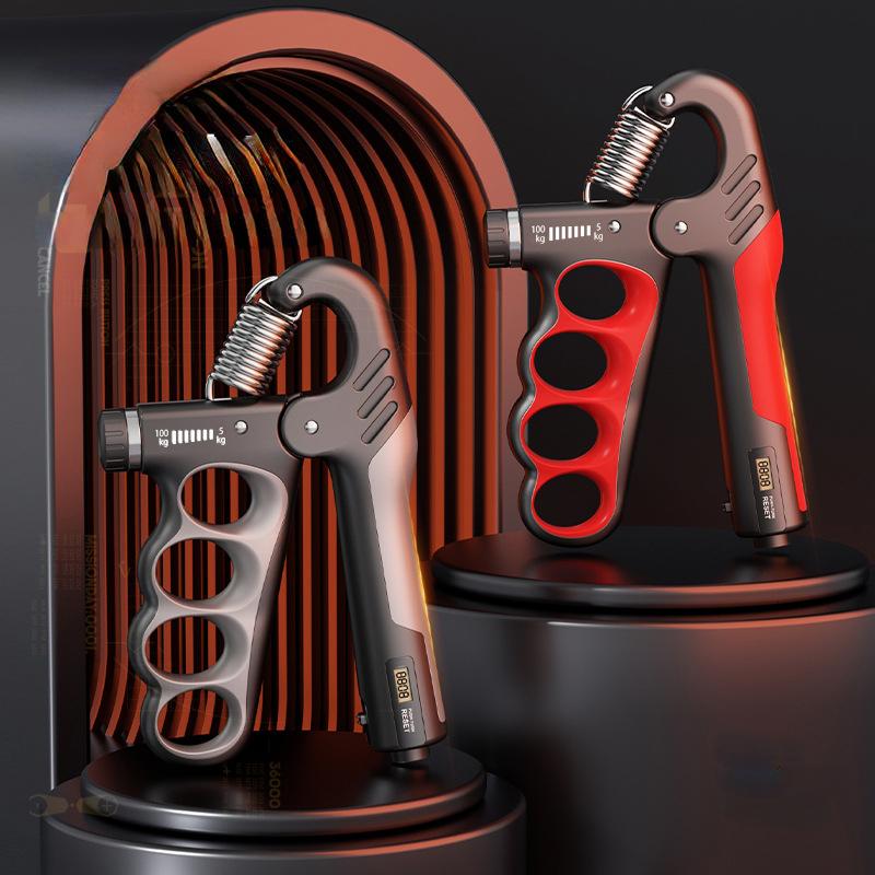 Электронное устройство для подсчета силы хвата, устройство для тренировки силы рук, устройство для реабилитационных тренировок, устройство для определения силы хвата пятью пальцами