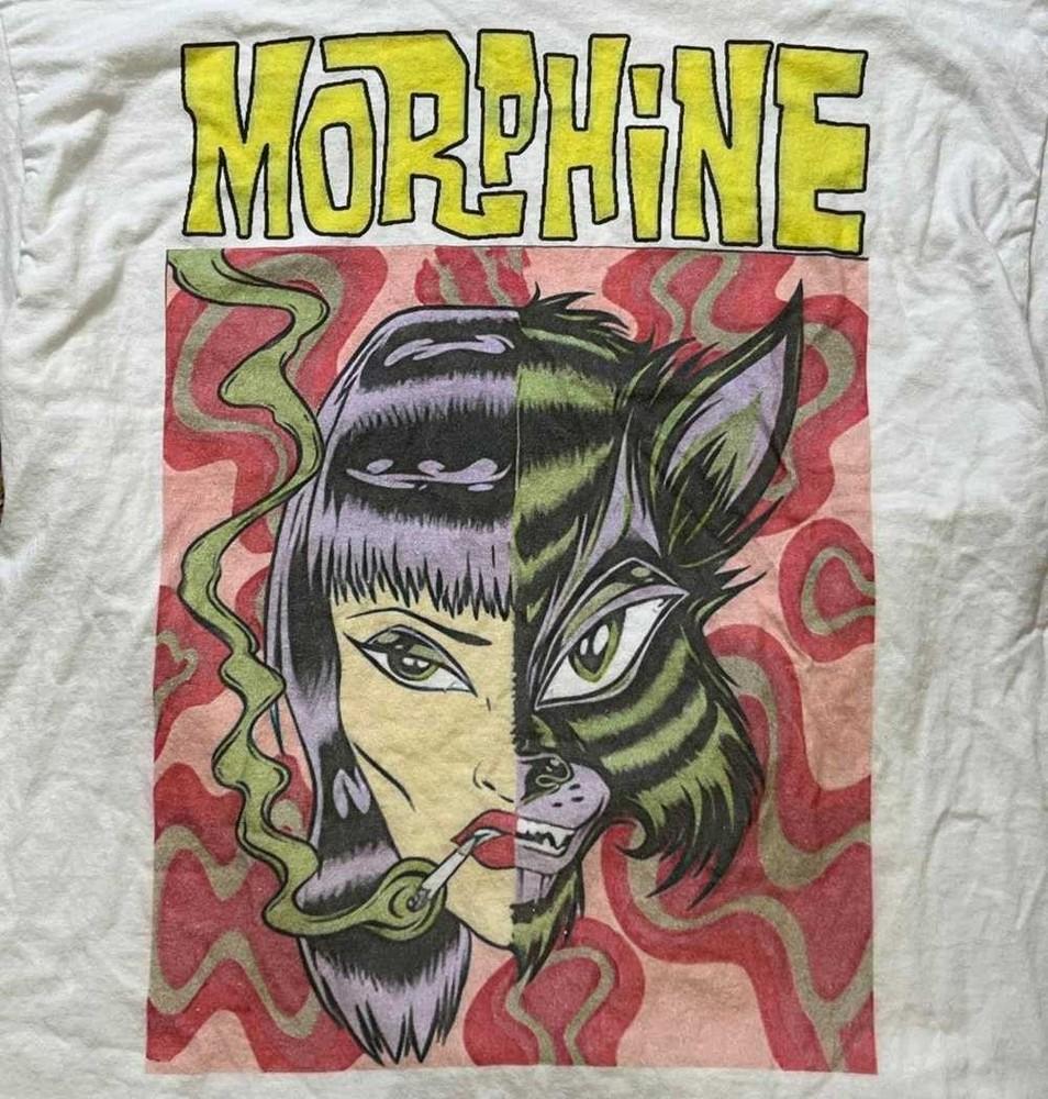 Хлопковая футболка Morphine Band Унисекс Концертный S до 5XL SN619 Футболка унисекс