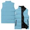 Men's Casual And Fashionable Sleeveless Vest, Solid-color Printed Cotton Jacket