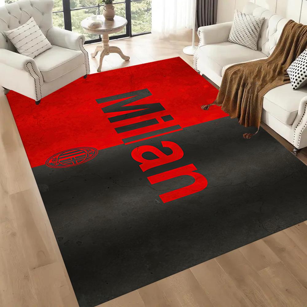 Ac Milan Area Rug Perfect For Balcony Hallway Bedrooms Entryway Antislip Carpet Decorate Offices Spiritual Gift