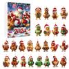 Home Decor 2024 Holiday Advent Calendar Advent Calendar Collectible 2D Funny Animal Set Commemorative Collectible Home Decor