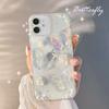 French Retro Three-dimensional Butterfly for Iphone14 Mobile Phone Case 13 for Apple 16ProMax Epoxy 11 Glitter Powder