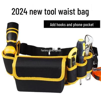 Мужская холщовая поясная сумка для мультиинструментов для электриков и плотников