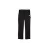 Downtown Solid Color Sports Lace-Up High-Waisted Casual Pants Men Bottoms Black 624368-01