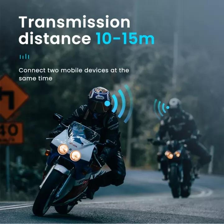 Bluetooth 5.0 гарнитура для шлема беспроводной набор для звонков без помощи рук мотоцикл водонепроницаемые наушники MP3 музыкальный плеер для всех шлемов