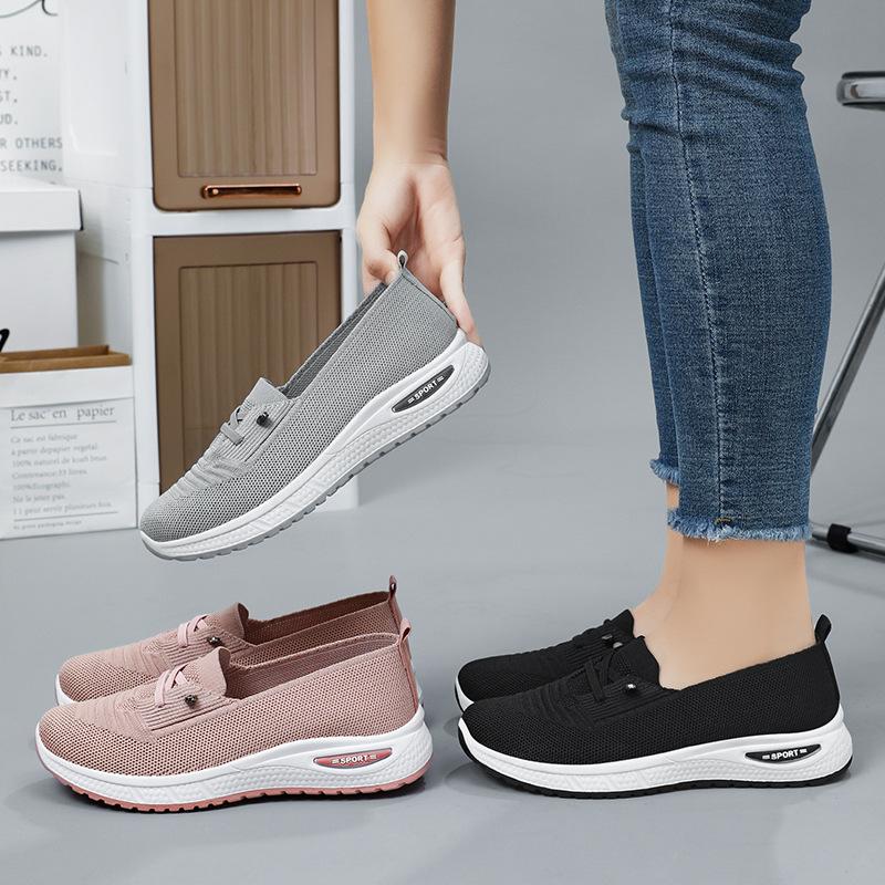 Shoes Women's Casual Women's Single Shoes Small Single Processing Customized Breathable and Comfortable Middle-aged and Elderly Mother Shoes