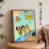 Disney oil painting kit painting art The Proud Family Movie bedroom wall decoration handmade diy gift