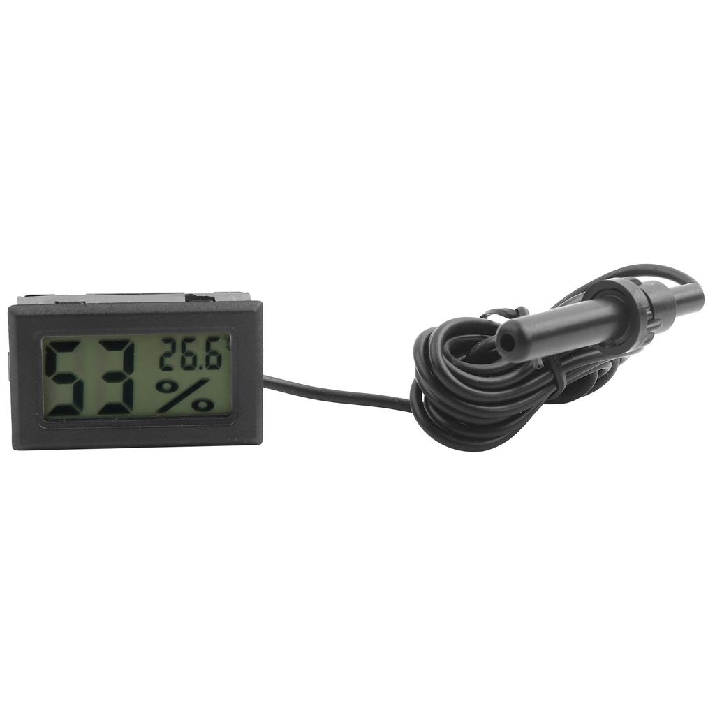 Digital Thermometer Hygrometer Embedded Type LED Digital Humidity Meter with Probe Indoor Use( Less Than Span Class= Ui