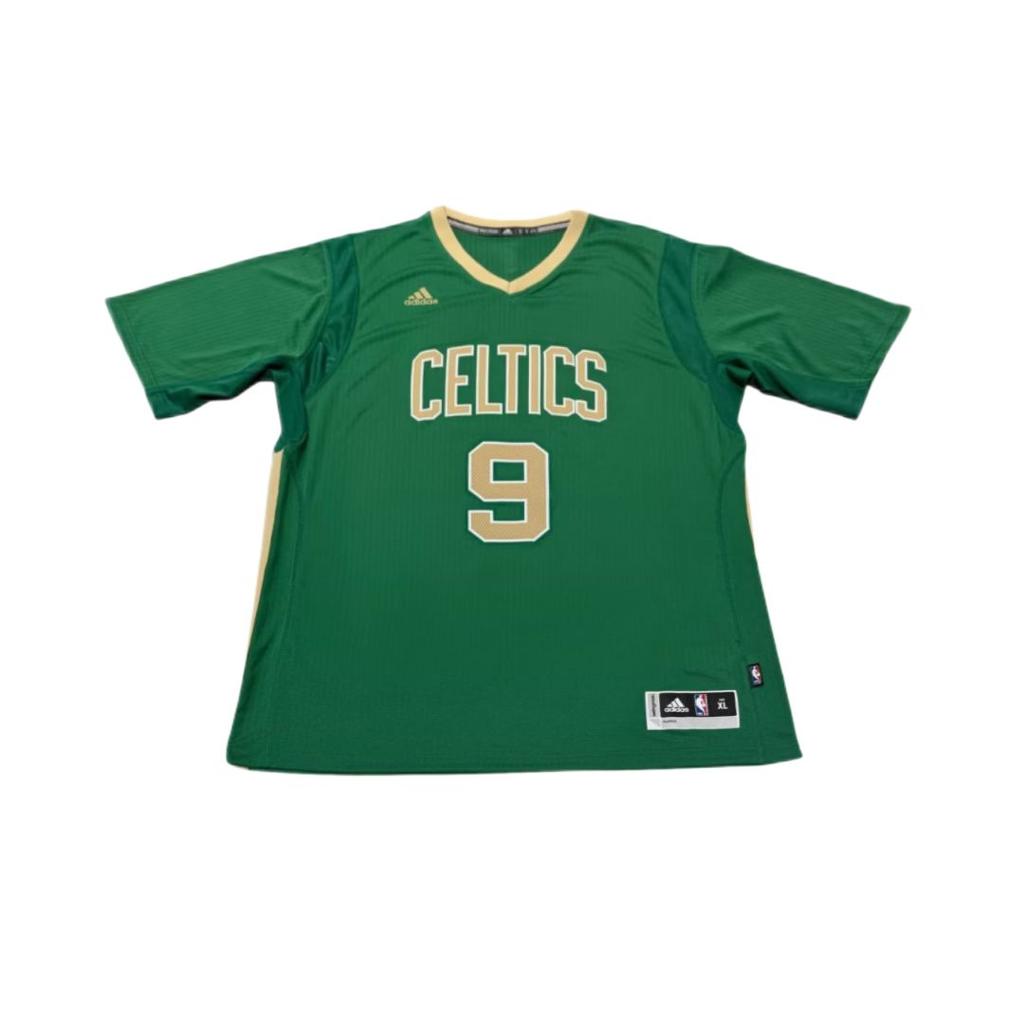 Adidas НБА Рондо Селтикс 9 Ст. День Святого Патрика Домашняя мода Пуловер Простая короткая футболка для баскетбола Унисекс майка 7425A-349-K9876
