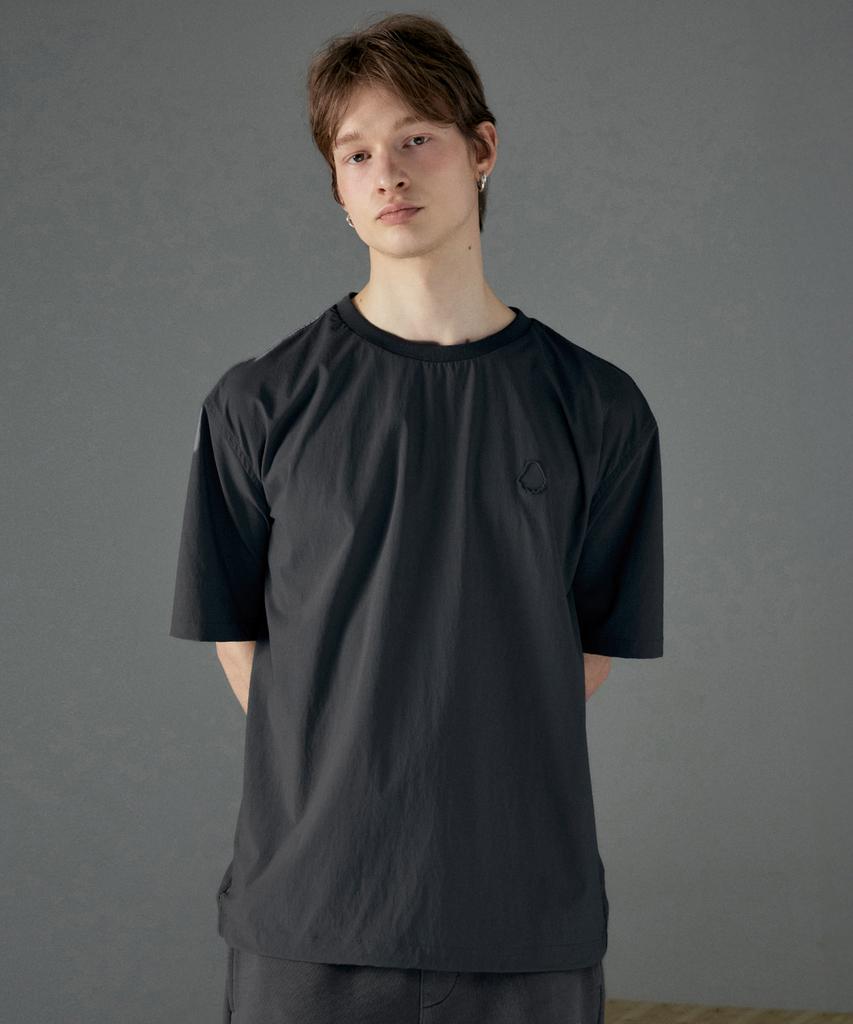 HYPERREET Hylon Active Kineticul Short Sleeve Top [Charcoal]_Hf2Sh038
