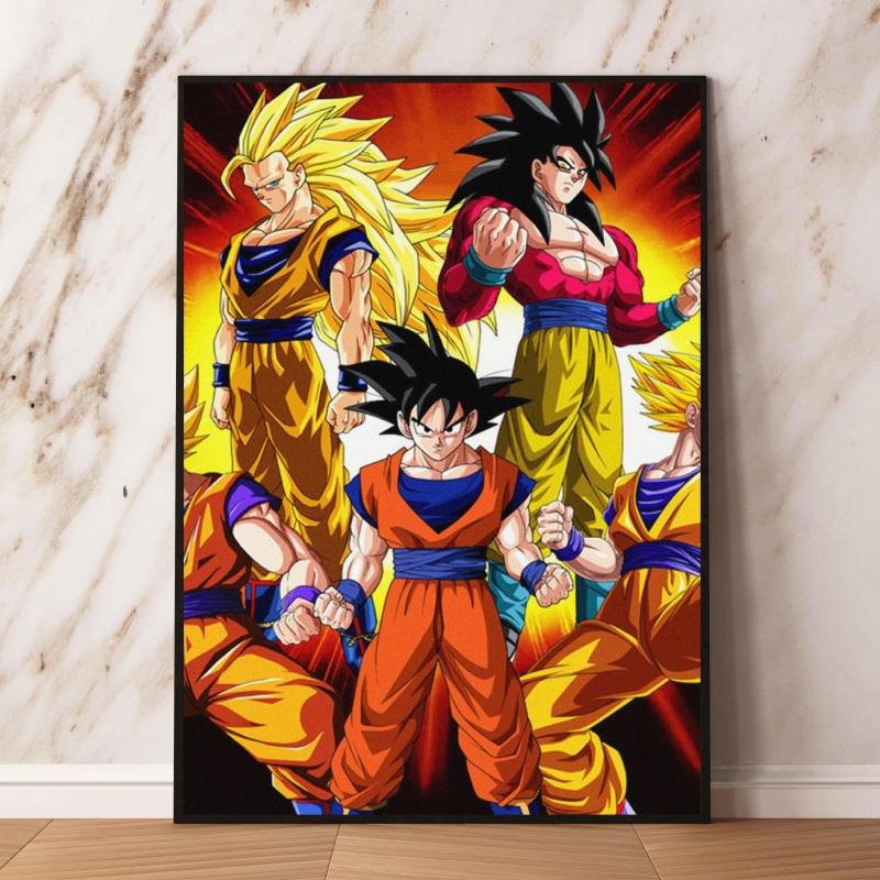 Dragon Ball Carot Art Мультипликационный персонаж Изображение на холсте Друг