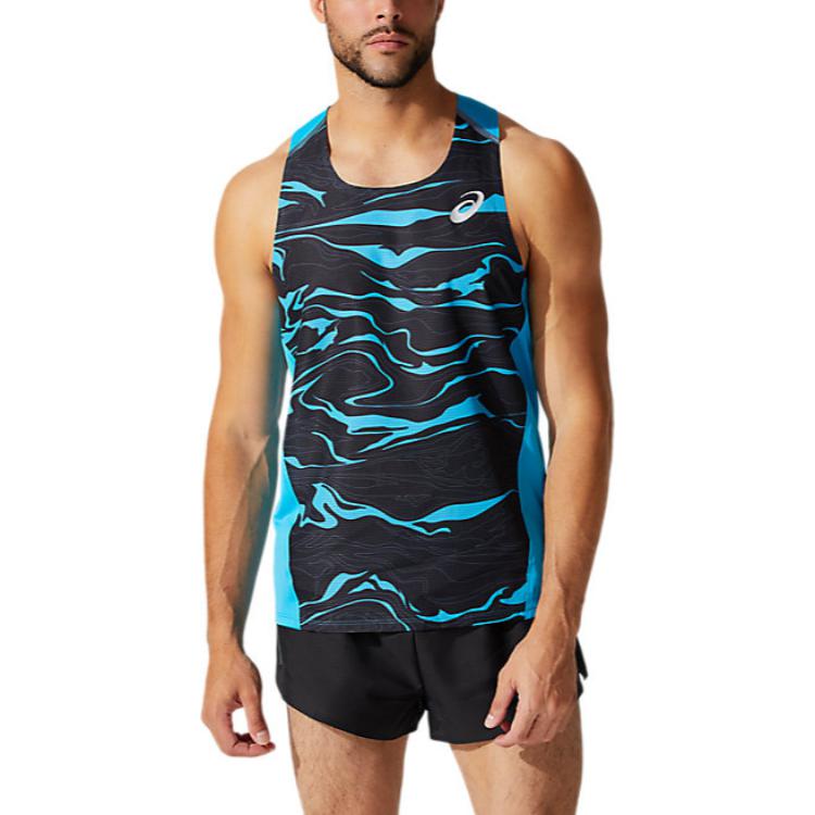 Asics Tank Top Men's Aqua Green 2091A353-403