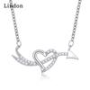 Женское ожерелье Lindon, кулон из медного сплава, циркон, модный подарок