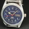 ВИНТАЖНЫЕ АВТОМАТИЧЕСКИЕ ЧАСЫ CITIZEN 8200 ВОССТАНОВЛЕННЫЕ ЯПОНИЯ МУЖСКИЕ С СИННИМ ЦИФЕРБЛАТОМ a446756-1