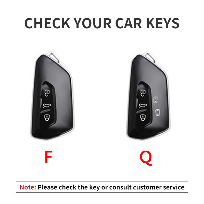 EBL2 Car Smart Remote Key Case Cover For Skoda Superb A7 Kodiaq Octavia A8 2021 Protector Holder Shell Keyless Keychain Accessories