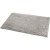 Basic Microfiber Non-Slip Bath Mat, Platinum, 53.3 x 86.3 cm