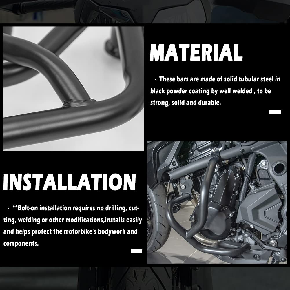 For CFMOTO 400NK 650NK Motorcycle Engine Bumper Frame Guard Crash Bar Protector NK 400 2016-2025 Motorcycles Accessories