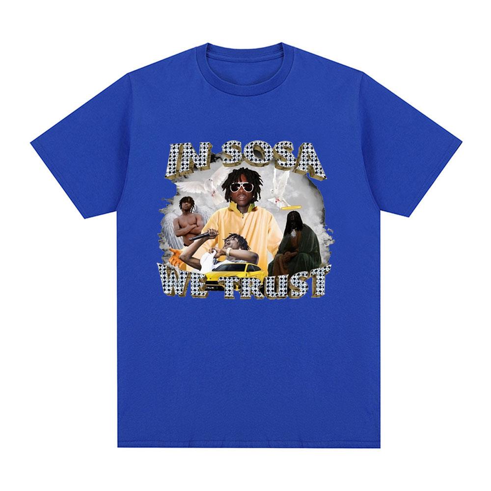 В Сосу Мы Верим Футболка с Графикой Chief Keef Женская Мода Винтажная Футболка с Коротким Рукавом Повседневные Оверсайз Футболки Топы Streetwear