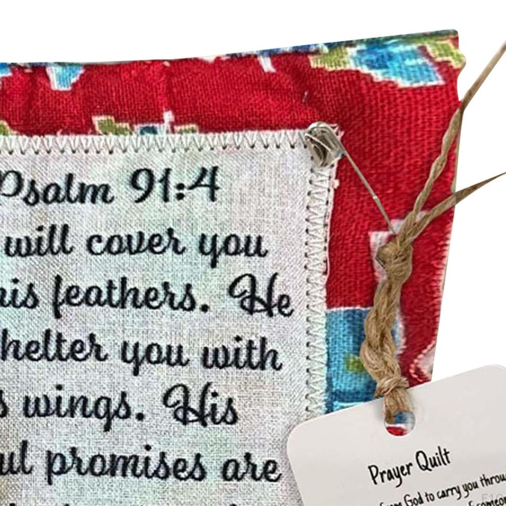 Cross Inside Prayer Quilt for Holiday Decor And Gift