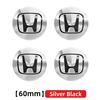 56mm 60mm 65mm Car Wheel Center Hub Cap Rim Cover Stickers For Honda Civic Fit Jazz Accord CRV City Odyssey Passport Pilot Vezel