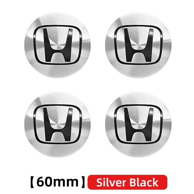 56mm 60mm 65mm Car Wheel Center Hub Cap Rim Cover Stickers For Honda Civic Fit Jazz Accord CRV City Odyssey Passport Pilot Vezel