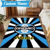 Custom Name Gremio FC Crest Design Rug Game Carpet, Floor Mat for Bedroom Living Room Entryway Rug, Home Decor Idea Gift for Christmas birthday