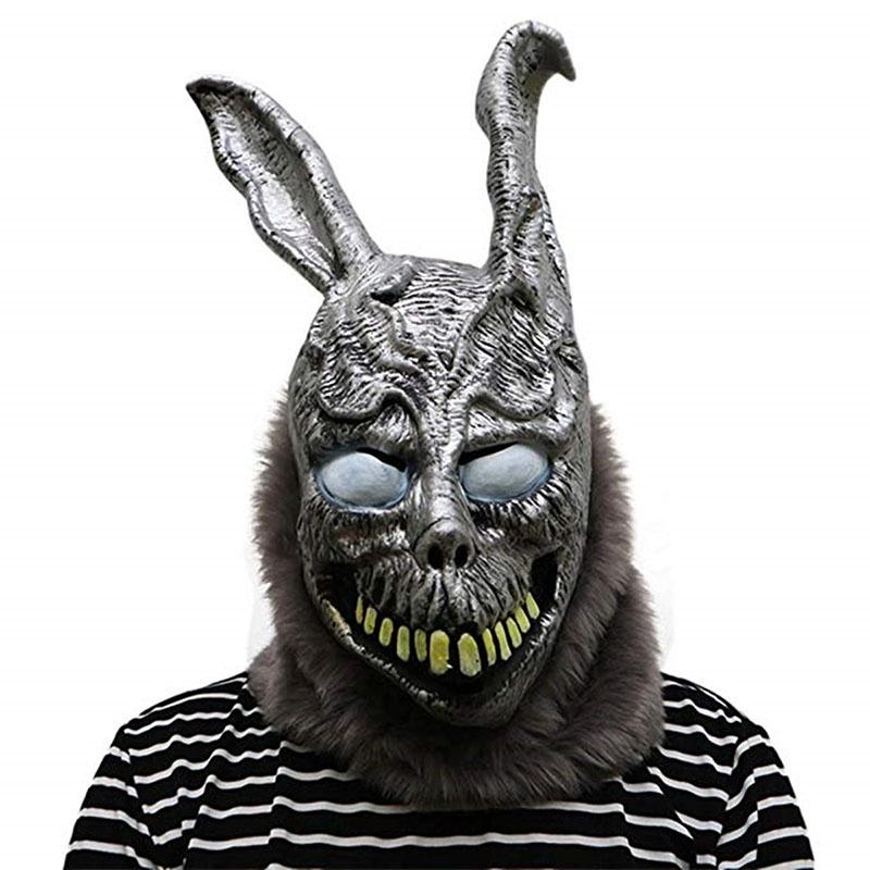 Donnie Frank Darko Rabbit Mask Halloween The Bunny Latex Hood With Mask Fur
