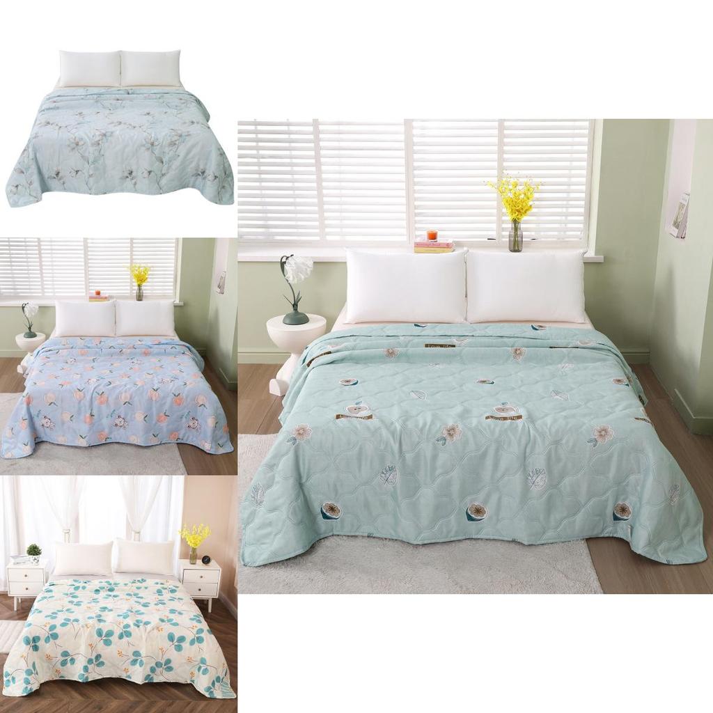 Lightweight Summer Quilt With Filling For Cool Sleep And Relaxation